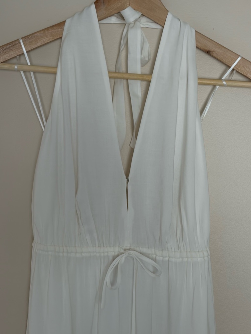 NEW Reformation Kiran Maxi Halter Dress White | US 2 UK 6 - Picture 7 of 14